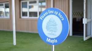 Maple bus stop