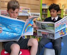 Library newspapers